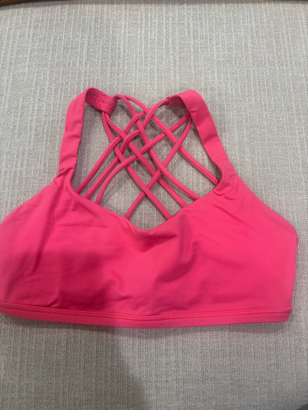 LululemonWomen's Pink Crisscross Back Sports Bra